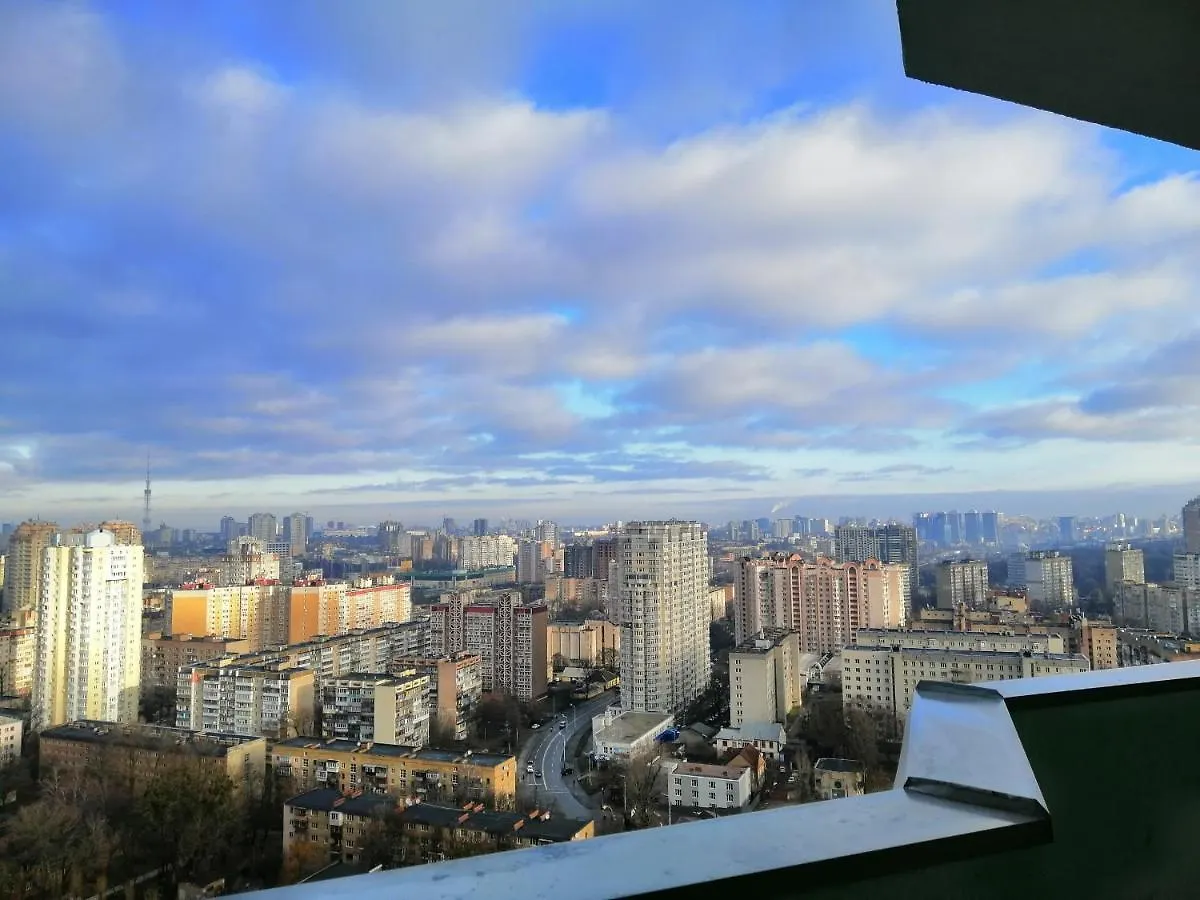 Apartman Видовая 25Й Этаж. Новый Дом. Шалимова, Isida. Шулявская, Гарматная, Индустриальный Мост. Космополитан. Большевик. Жд Вокзал. Kijev